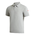 Airtex Collared Short Sleeve Shirt - Light Heather Grey