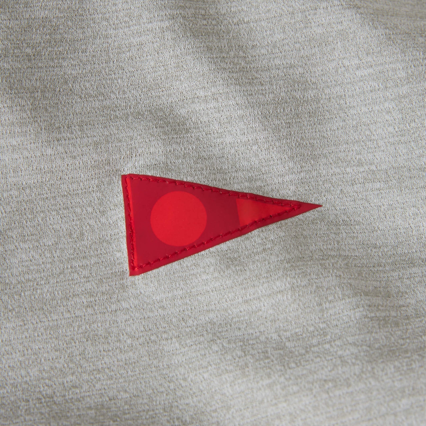 Airtex Collared Short Sleeve Shirt - Light Heather Grey