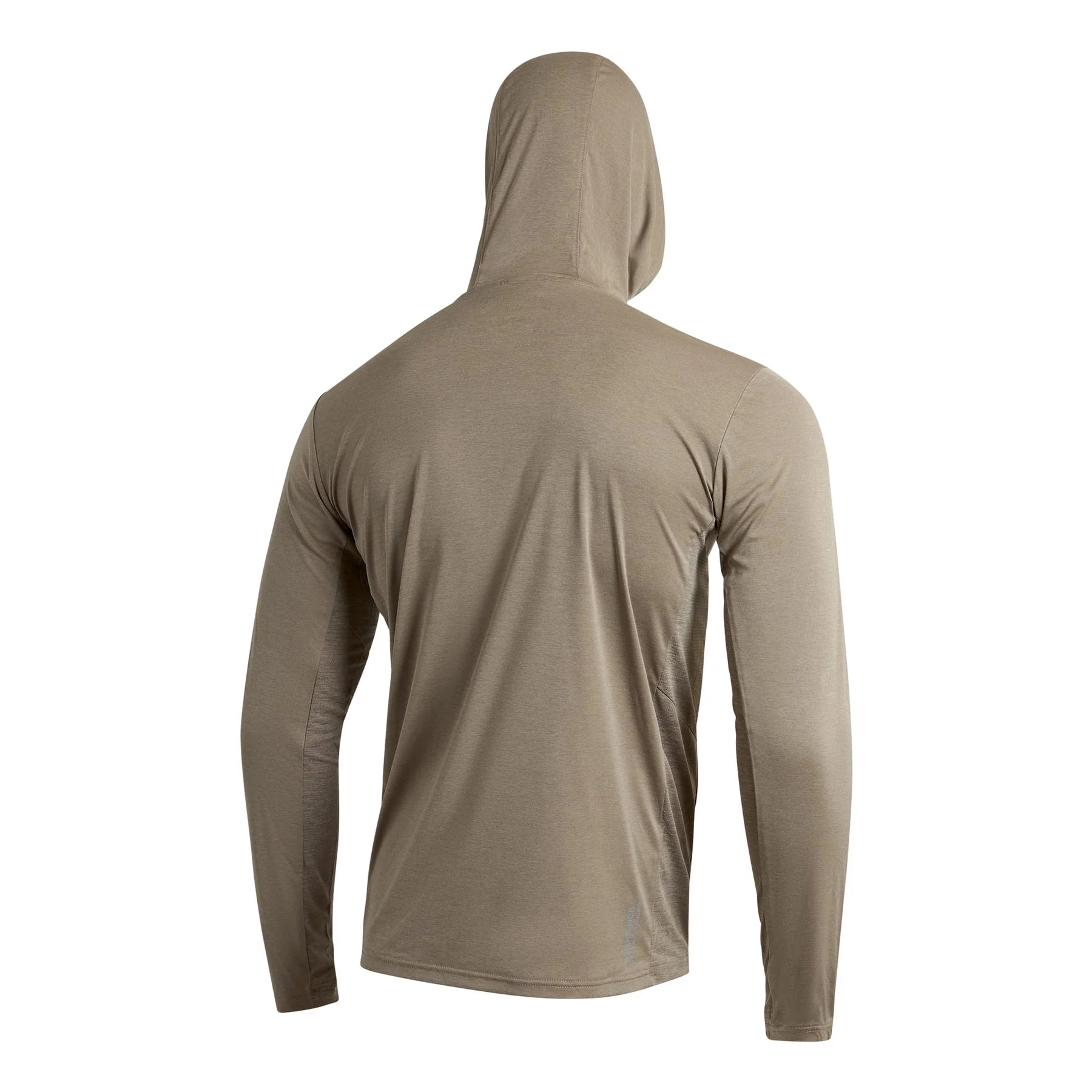 Sun Pro LS Crossover Hooded UPF Shirt - Heather Vintage Khaki