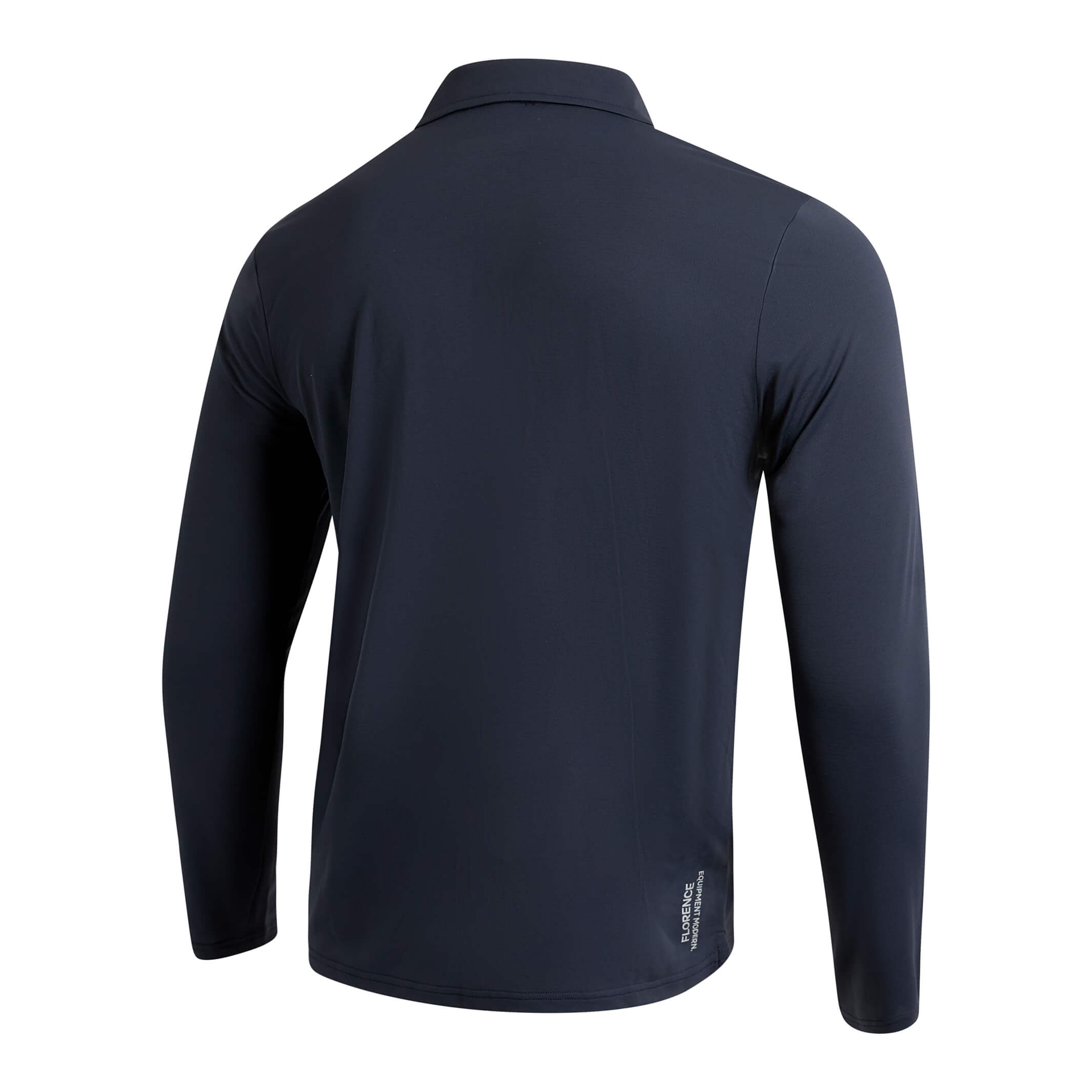 Airtex Collared Long Sleeve Shirt - Navy