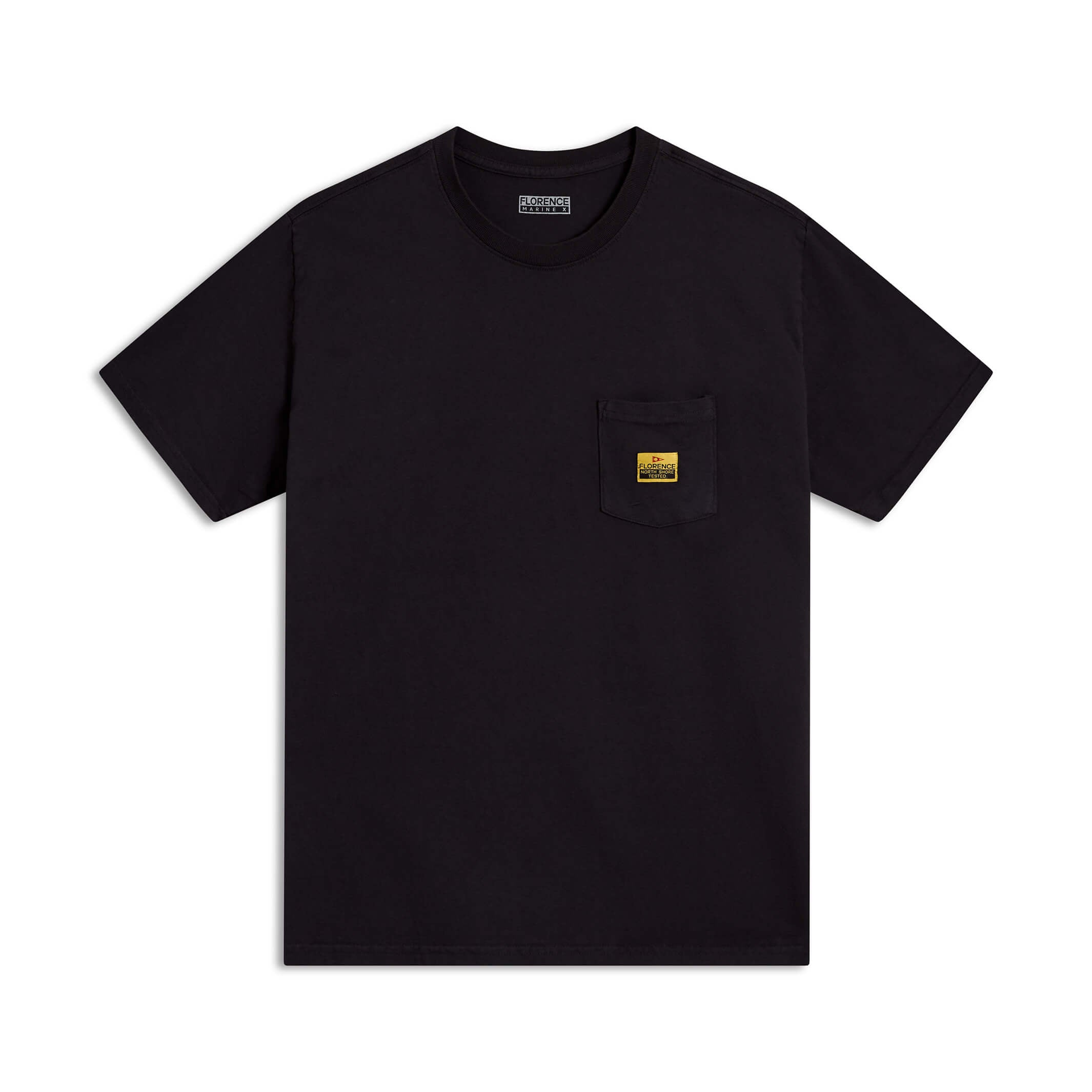 Coral Pocket T-Shirt - Black