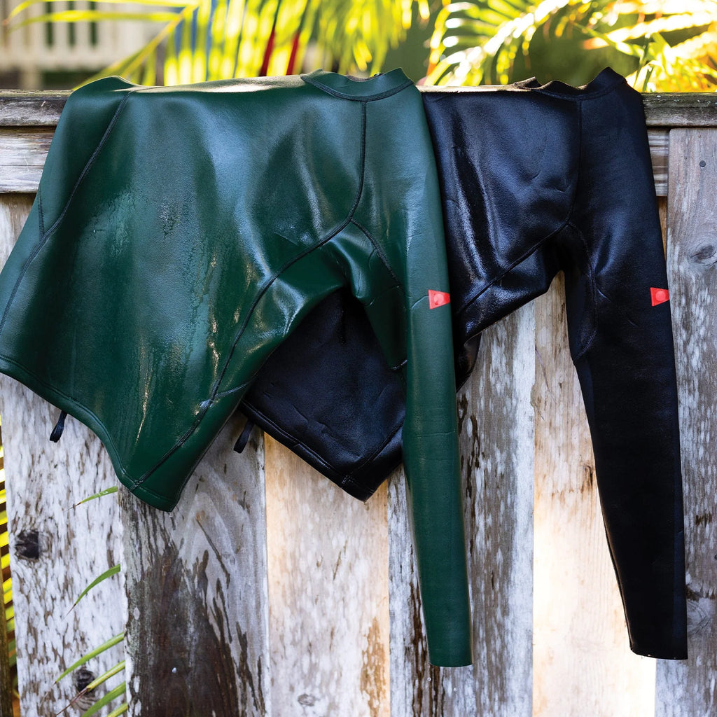 1.5MM Flat Lock Wetsuit Jacket - Black