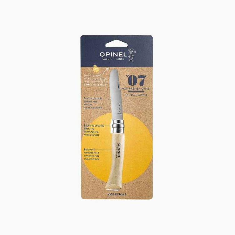 Opinel No.7 Round Ended Safety Knife - Natural