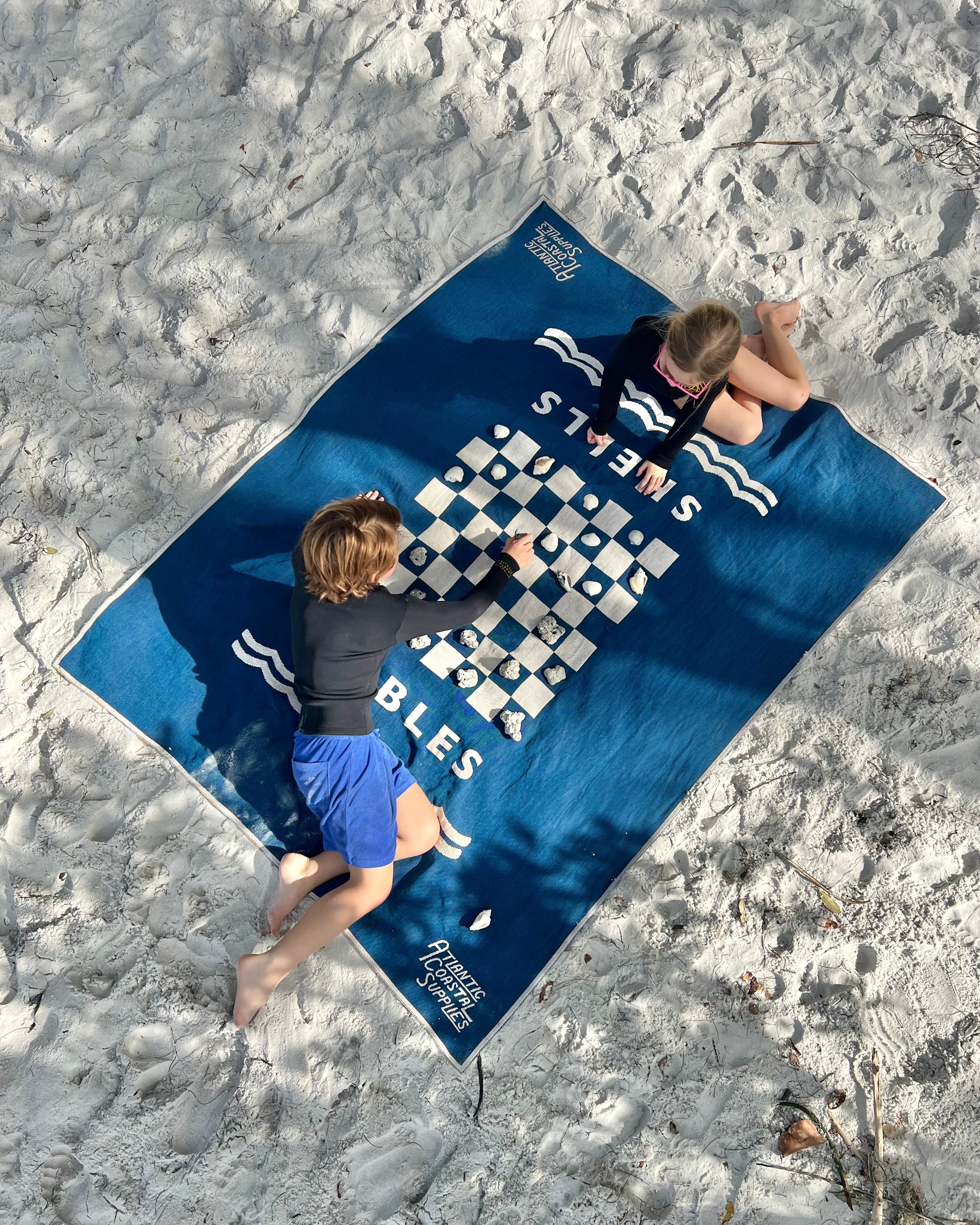 Beach Games Blanket - Navy