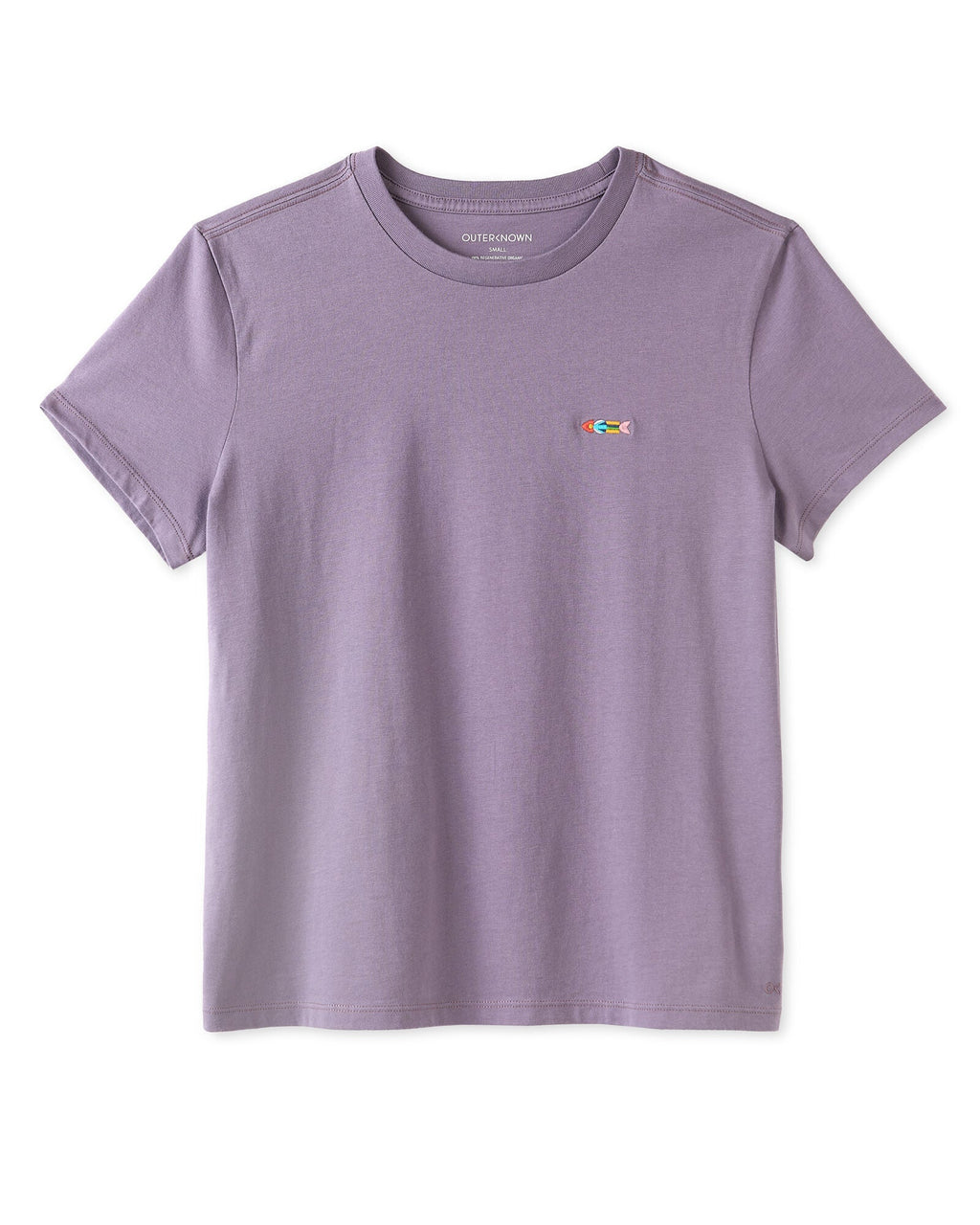 Women's Journey Fish Tee - Purple Aster