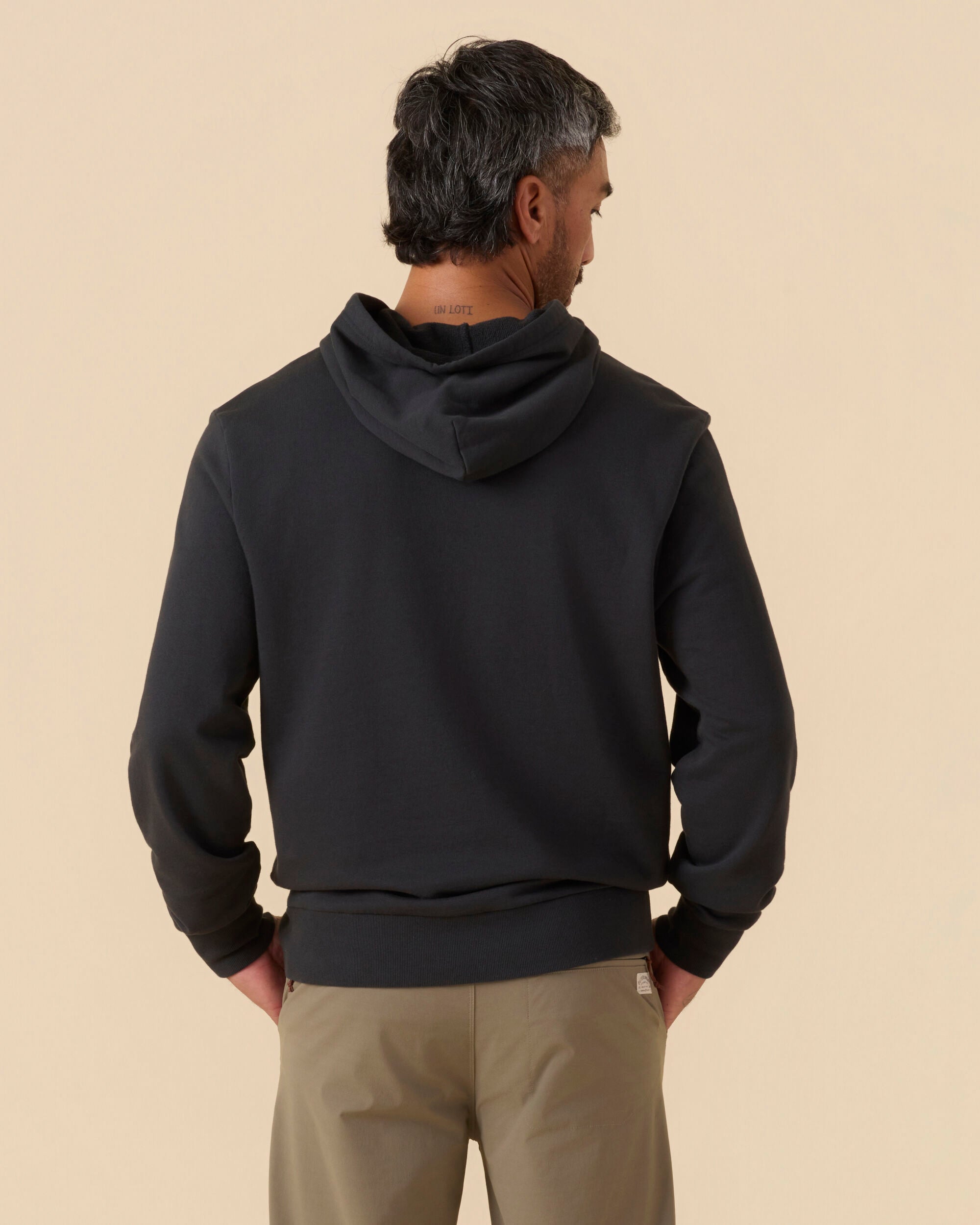The Team Hoodie - Washed Black