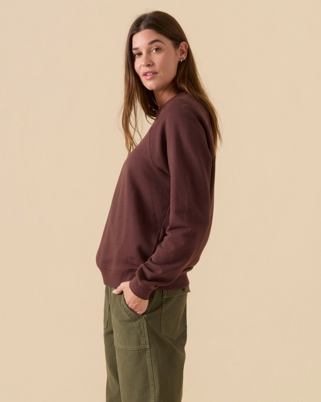 Women's Team Crew - Dark Roast