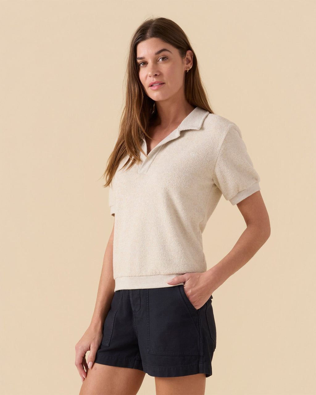 Women's Hightide Polo - Oatmeal Heather