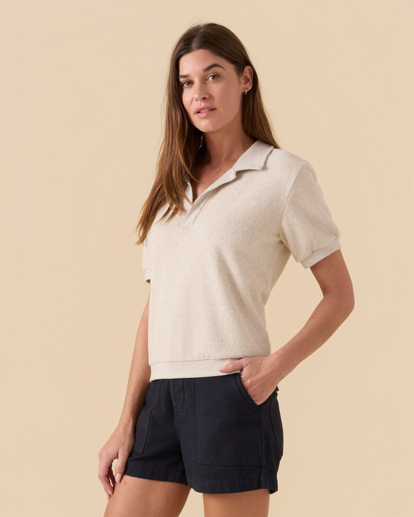 Women's Hightide Polo - Oatmeal Heather