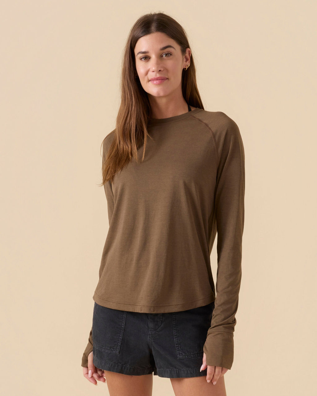 Women's Sun Shirt - Tawny Wood