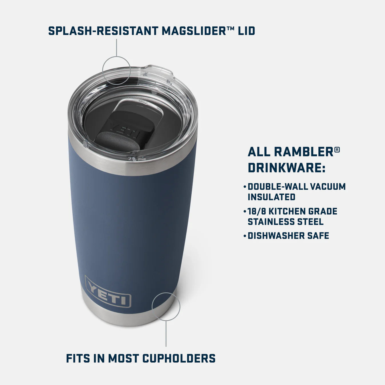 Rambler 20 Oz Tumbler Ms - Ridgeline