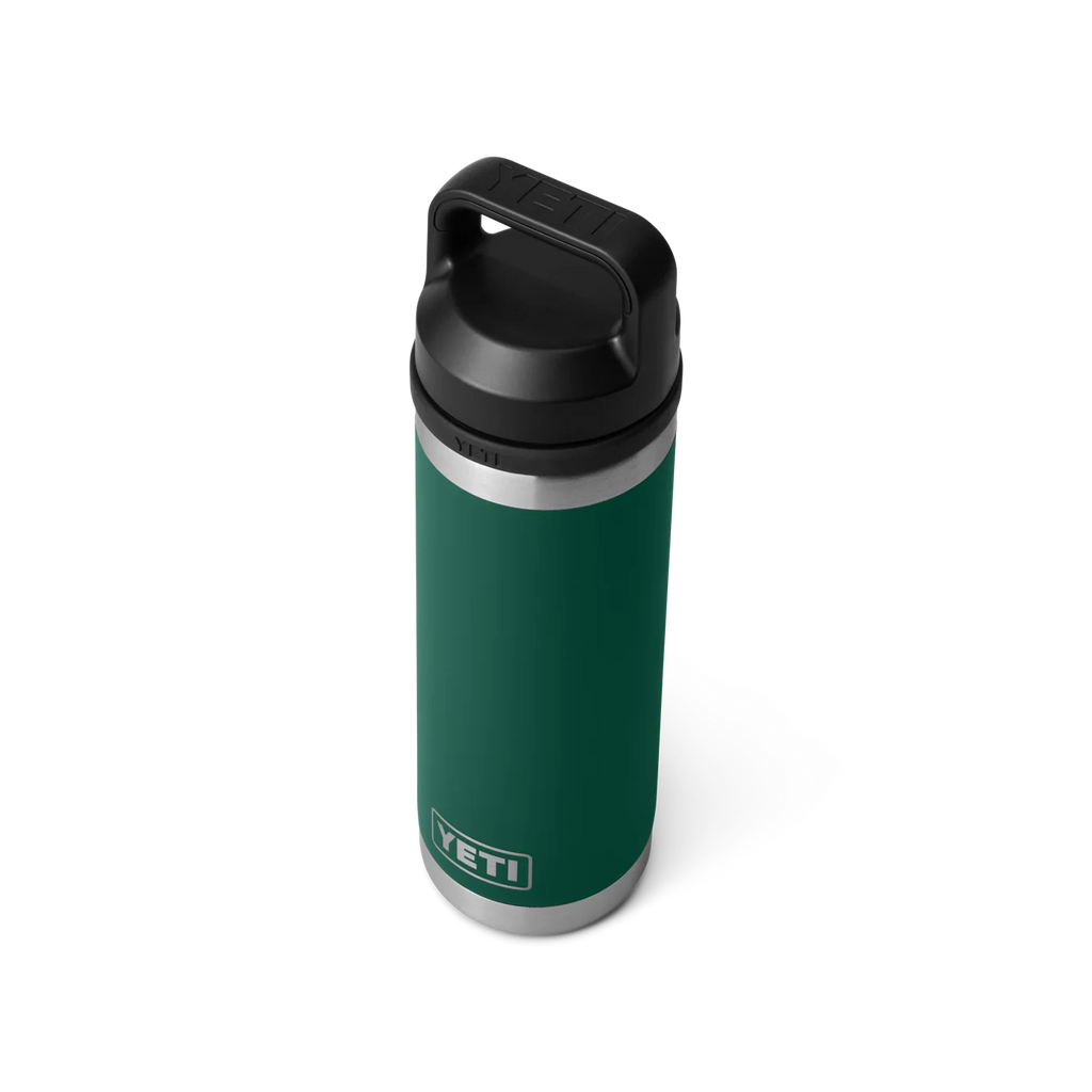 Rambler 18 Oz Colour Straw Bottle - Black Forest Green