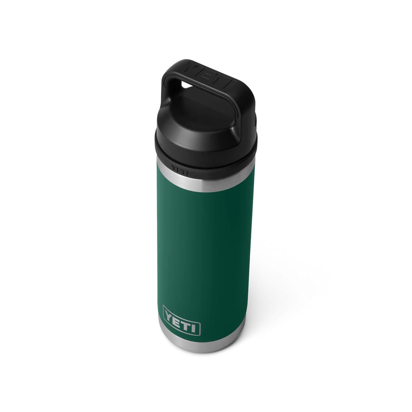 Rambler 18 Oz Colour Straw Bottle - Black Forest Green