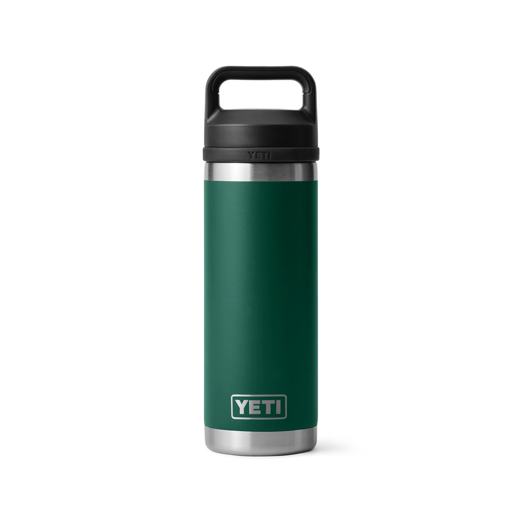 Rambler 18 Oz Colour Straw Bottle - Black Forest Green