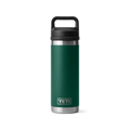 Rambler 18 Oz Colour Straw Bottle - Black Forest Green