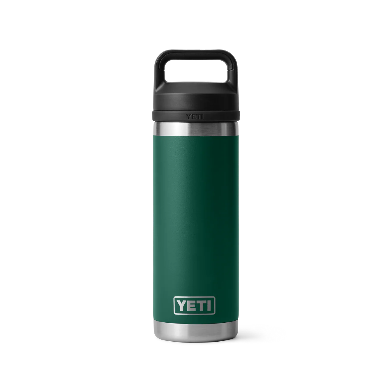 Rambler 18 Oz Colour Straw Bottle - Black Forest Green