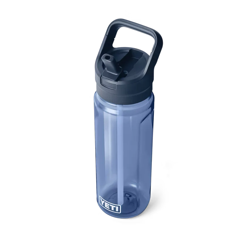 Yonder 750Ml Colour Straw Water Bottle - Navy