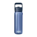 Yonder 750Ml Colour Straw Water Bottle - Navy