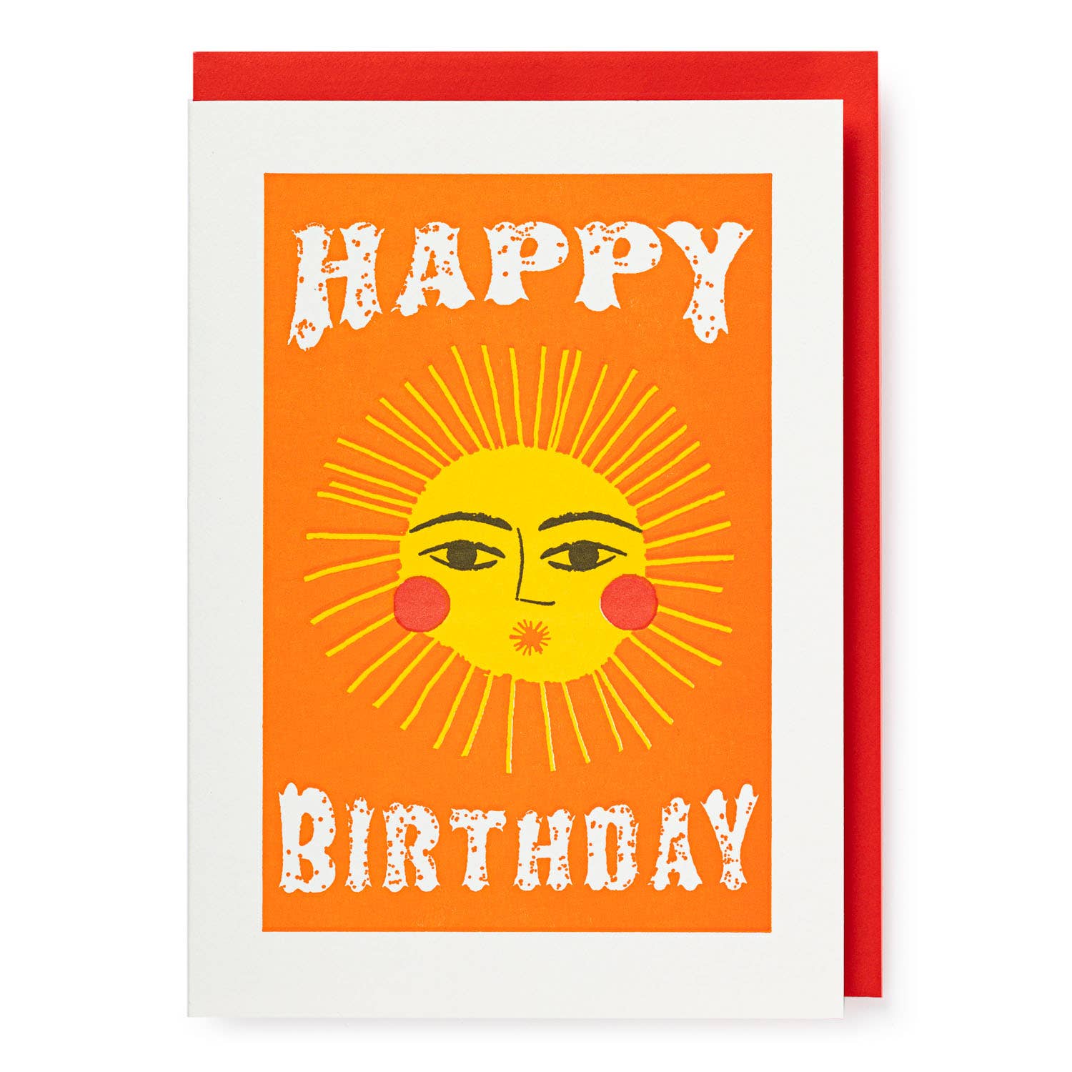 Happy Birthday Sun Greeting Card