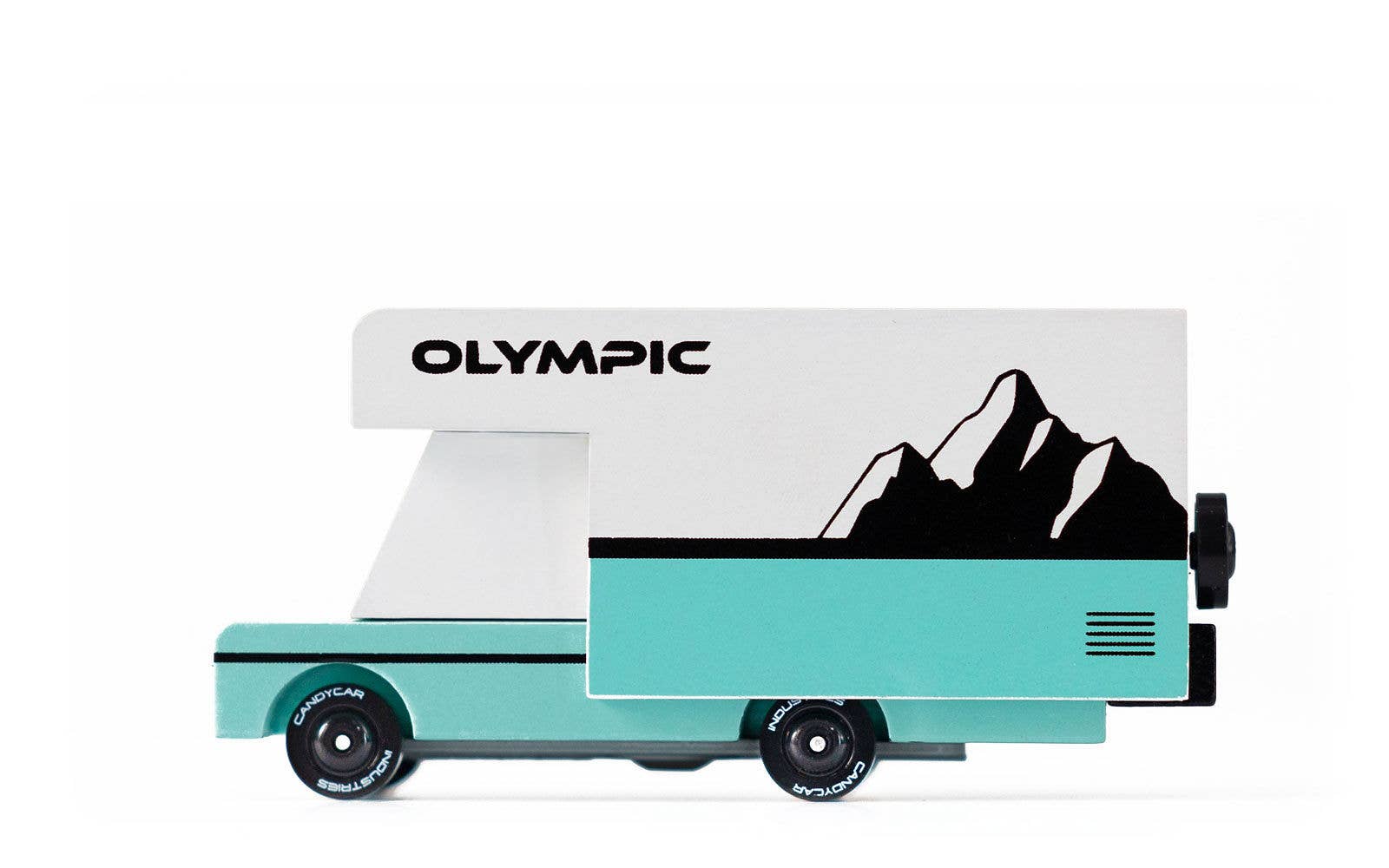 Olympic Camper - Wooden Diecast Toy Car Candylab