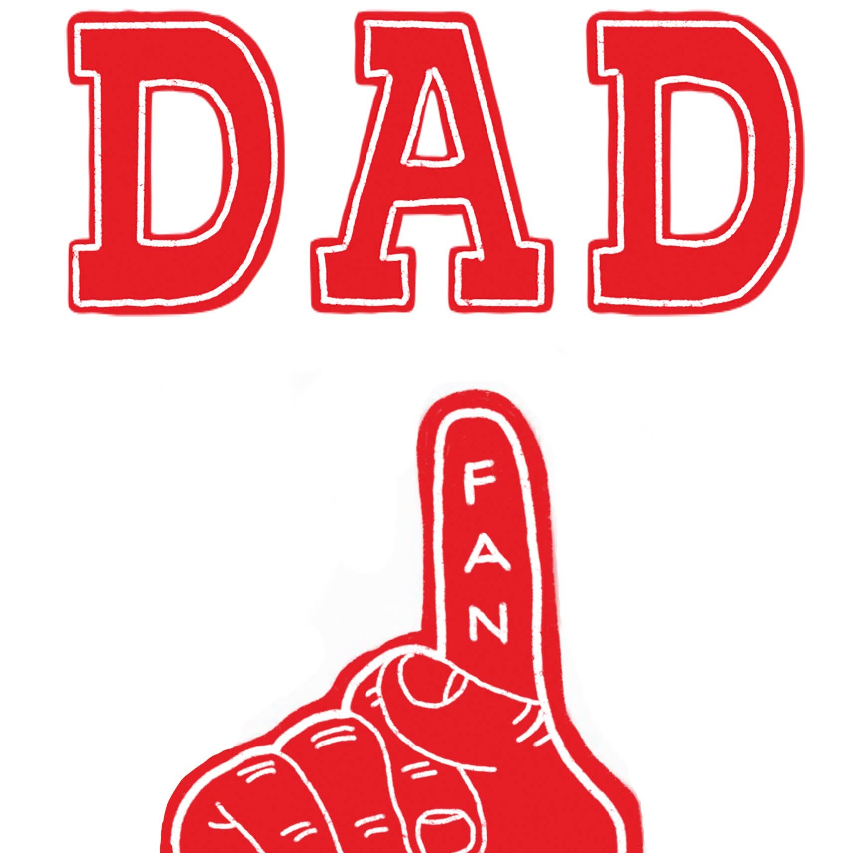Dad No.1 Fan Card