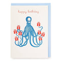 Octopus Happy Birthday Card