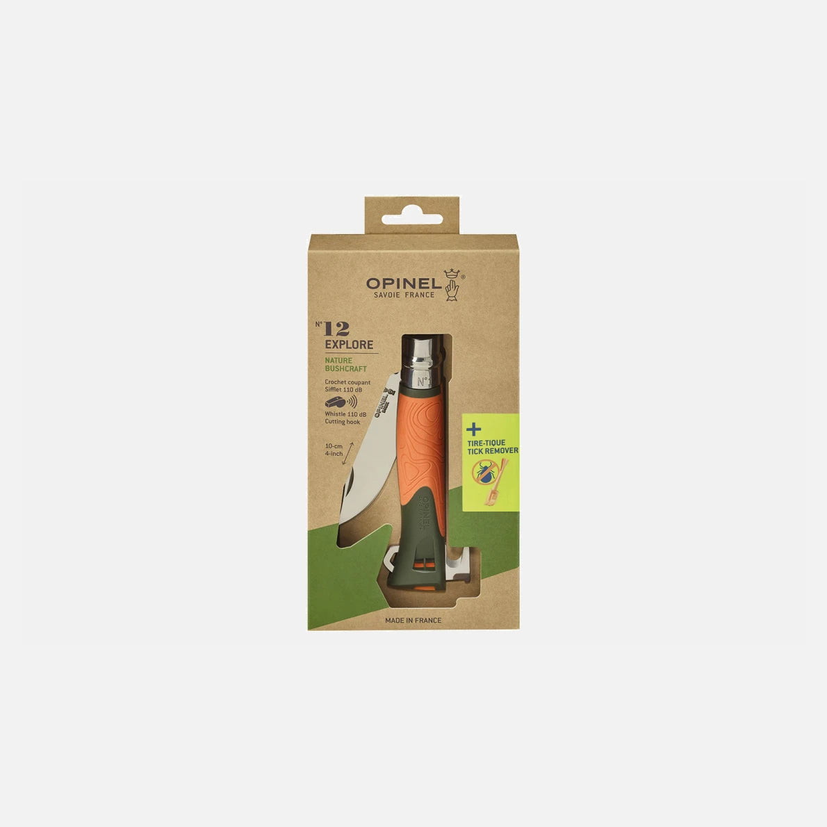 Opinel No.12 Explore Knife - Orange