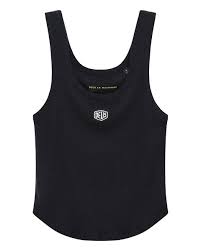 June Shield Tank - Black