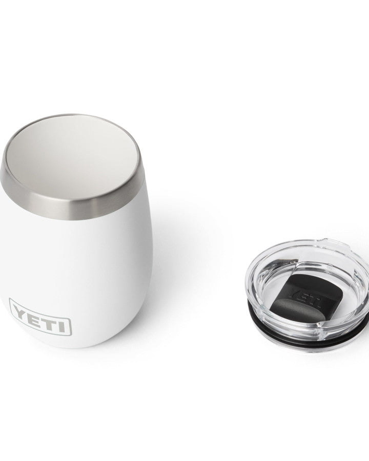 Rambler 10 OZ CL Wine MS - White