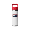 Rambler 18 Oz Colour Straw Bottle - White/Rescue Red/Badge