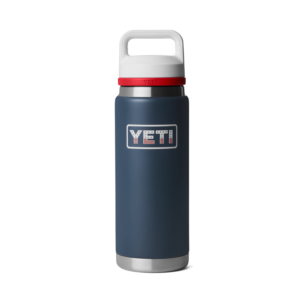Rambler 26 Oz Colour Bottle Chug - Navy/Rescue Red/White/Badge