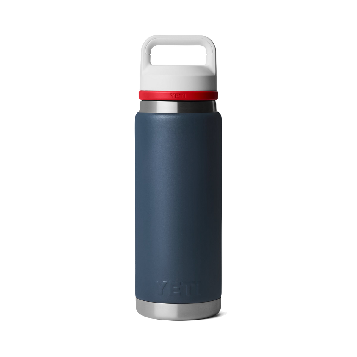 Rambler 26 Oz Colour Bottle Chug - Navy/Rescue Red/White/Badge
