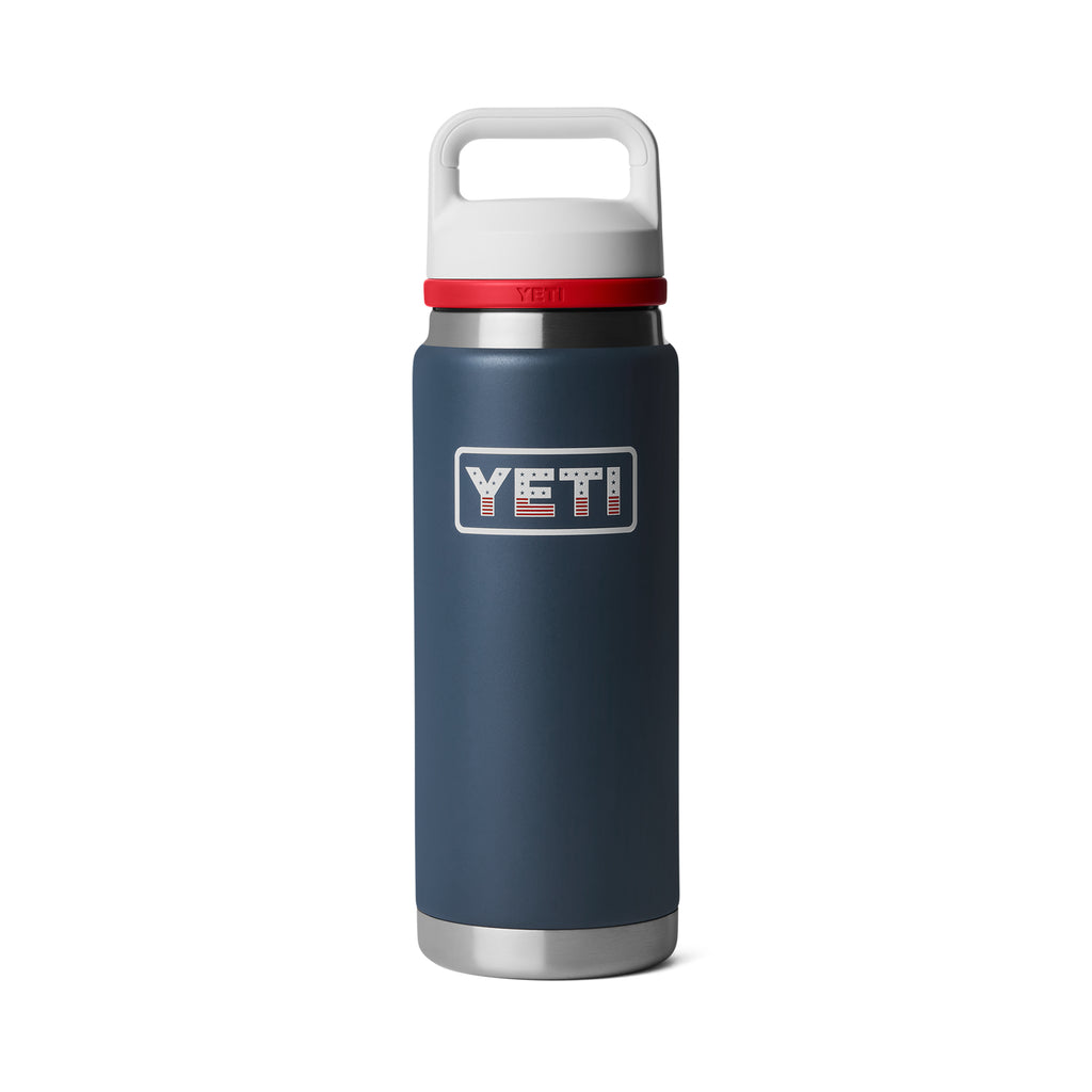 Rambler 26 Oz Colour Bottle Chug - Navy/Rescue Red/White/Badge