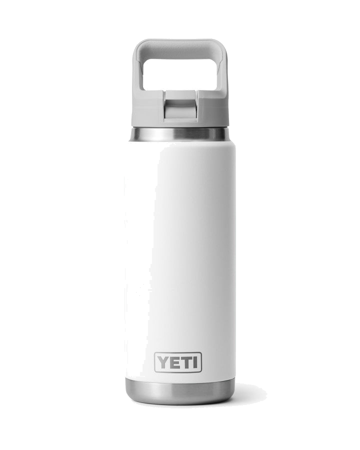 Rambler 26 OZ Colour Straw Bottle - White