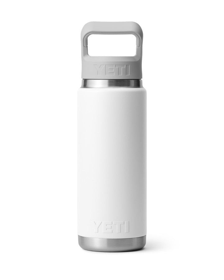 Rambler 26 OZ Colour Straw Bottle - White