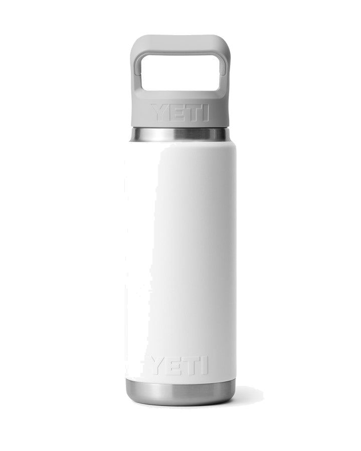 Rambler 26 OZ Colour Straw Bottle - White
