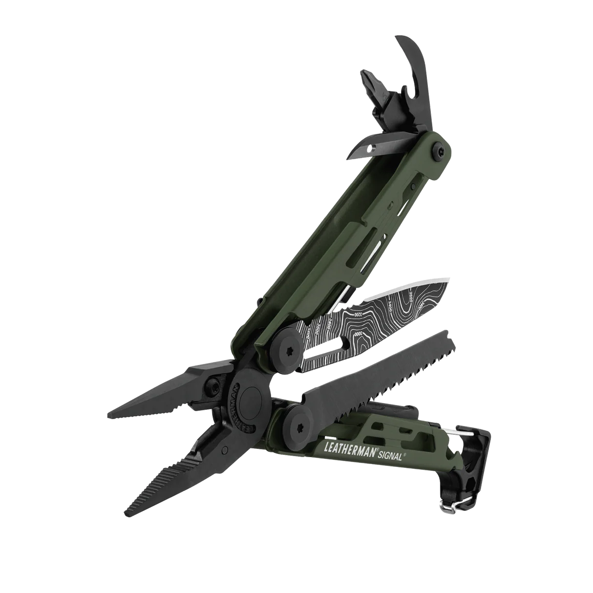 Leatherman Signal - Green Topo