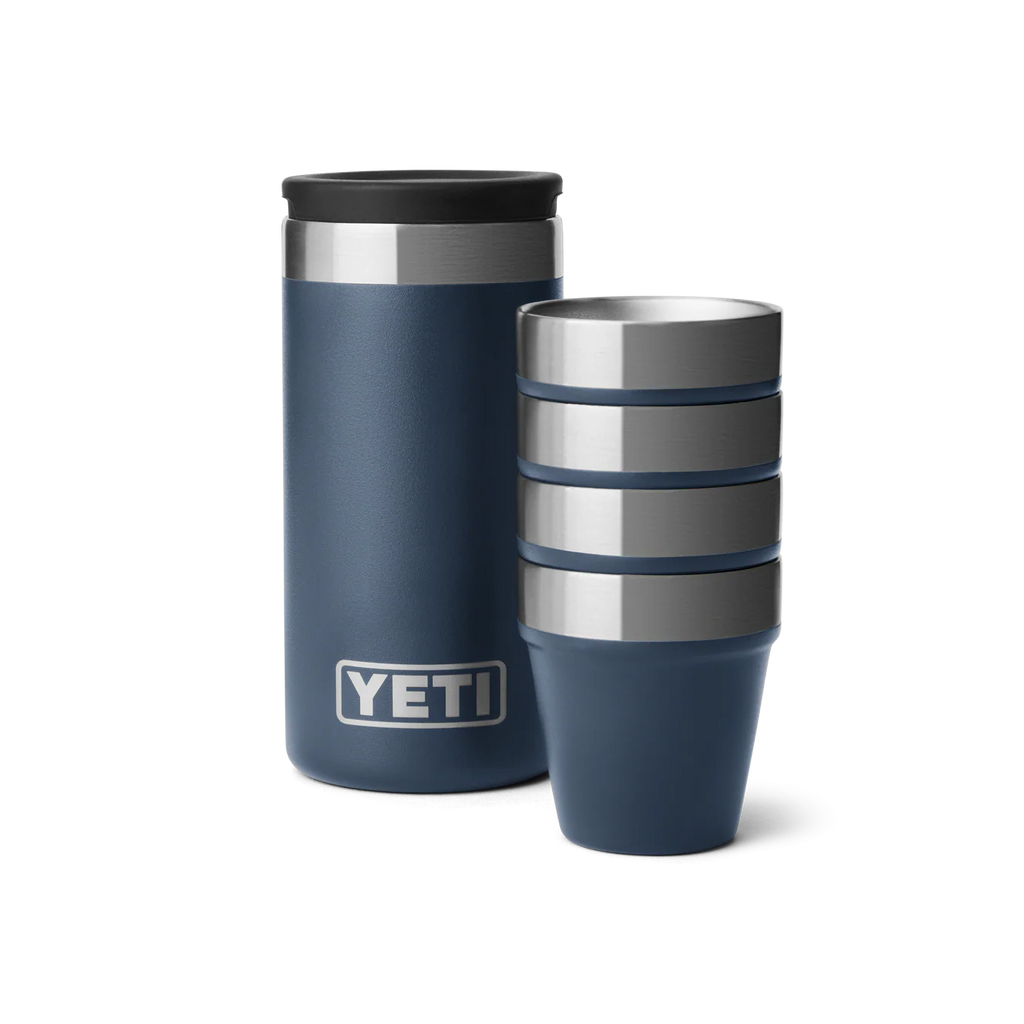 Yeti Shot Glasses & Case - Navy