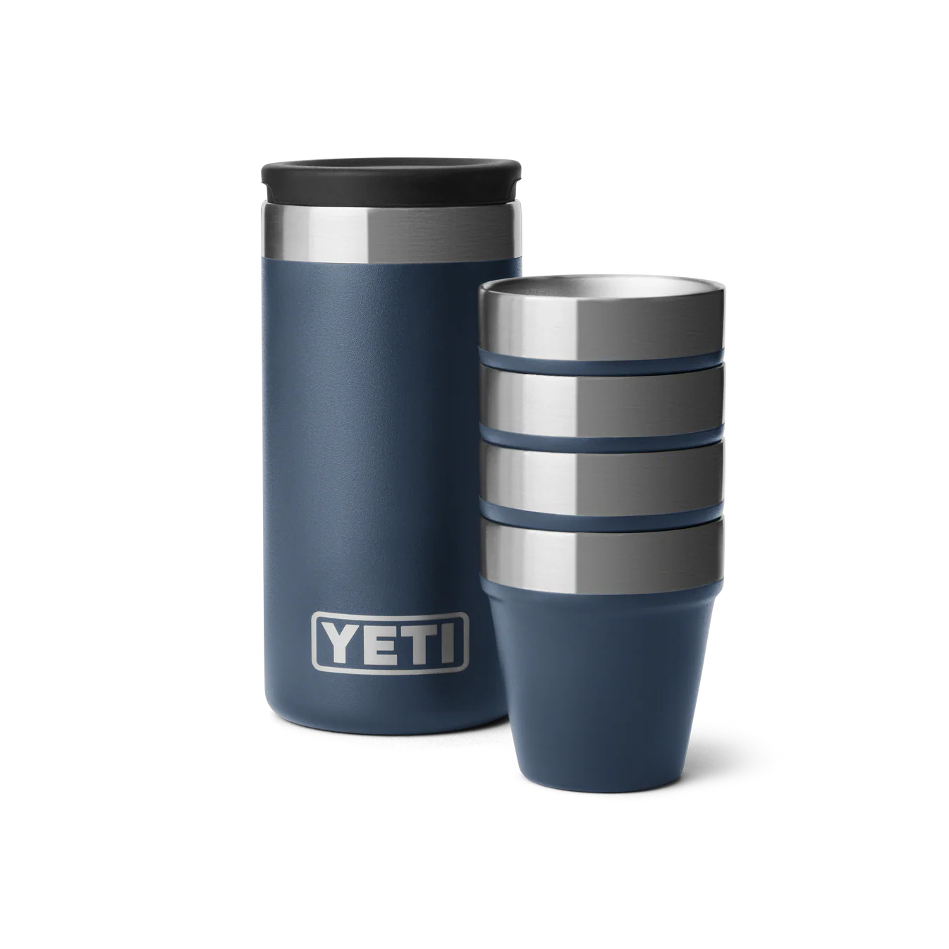 Yeti Shot Glasses & Case - Navy