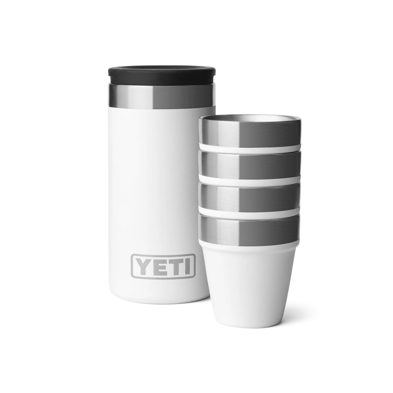 Yeti Shot Glasses & Case - White